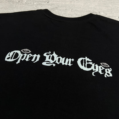 Open Eyes Tee Black